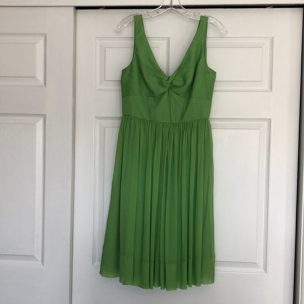 J.CREW | clover silk chiffon twist tank dress 98999 SIZE 6 with POCKETS!